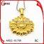 China Jewelry Wholesale Artificial Flowers Custom Pendant Gold