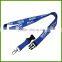 Provide free samples Custom polyester lanyard printed exhibition brand lanyards badge lanyards