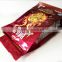 side gusset and square bottom plastic packaging bag for potato chips/snacks