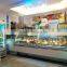 100% Satisfaction guaranteed tecumseh compressor Ice cream freezer/bakery gelato showcase/ice cream cart display cabinet