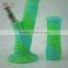 100 % food grade silicone water smoking pipe come with glass bowl