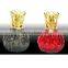 Fragrance lamp with metal cap