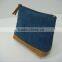 Fashion simple canvas denim cosmetic pouch