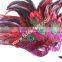 Red Cock Feather Venatian Mask Party Decoration Decorations Wedding