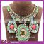 New Fashion Vintage Bohemia Women Bead Pendant Choker Statement Bib Collar Necklace