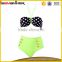 Fluorescent green and dot printing tankini sexy girls bikini swimwear 2016 sexy                        
                                                                                Supplier's Choice