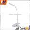 14 SMD Desk Lamp with a big clip, powered by rechargeable battery, BH-5094