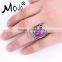 Personalized Designs High Quality Fashion Mood Color Changing Ring for Women Unisex Single Stone Ring Designs