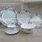 bone china 16pics round shape decal dinnerware set