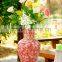 pink mosaic wholesale glass vases,mosaic glass vase