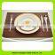 16016 Beautiful best leather faux leather placemats and coasters