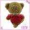 Plush brown bear with clothing, stuffed and plush toys, soft toys