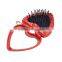Plastic Hair brush Pocket Mirror with comb