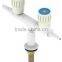 Two-way deck mounted gas tap/gas valve