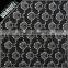 Black Pressure yarn fabric for Designer Clothing Storage modern style lace wholesale hollow Nylon spandex lace fabric in stock