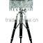 Factory luxury design crystal beads wood tripod floor lamp in 2015 FL366