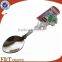 custom funny engraved metal silver cast iron spoon with printed logo