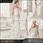 2016 New Design Custom Made lace 3 4 sleeve wedding dress