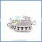 Wholesale Unique Design Zircon Micro Pave Enameled 925 Sterling Silver Square Box Clasps For Pearl Gemstone Jewelry SC-BC212