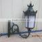 12- 36 watts of antique green aluminum Wall Lamp with Acylic Cover