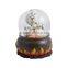 personalized Polyresin Halloween witch snow globe