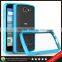Samco Scratch Resistant Hybrid Clear Hard PC Back Panel + Soft Colorful TPU Bumper Phone Case For LG K4