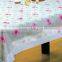 flower printed non-slip EVA table cloth with lace for home using