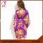 FUNG 3002 New Floral Silky Satin Robe Wholesale Robe