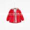 new 2016 apparel kid red raincoat for winter