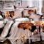 Reactive animal designs 100% polyester fabric colorful 3d duvet cover home textile