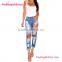 Latest Design Wholesale Trendy Ripped Damaged Jeans Women