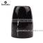 Wholesale Black Ceramic Ceiling Rose Lamp Holder, Black Red Lamp Holder with Braided Round Wire