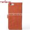 Flip oil wax leather phone wallet case for iphone 6s tpu leather phone case