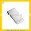 Metal stainless steel money clips/ Worldwide regional feature metal wallet