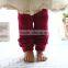 hot sale high quality ruffle leggings warm terry baby infant leggings