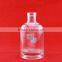 High quality 500ml glass bottle heart shape bottle round juice bottle