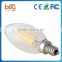c35 2w 4w E14 LED Filament Candle Bulb C35 2W LED Candle Lamp