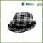 New style latticed wholesale cheap fedora hats for men