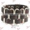 Simple Brown 8mm Leather Bracelet for Kids Bracelet Jewelry (LB151107)