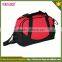 Out door use shoulder bags polyester duffel style travel gym sport bag with shoe compartment