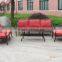 2015 fashionable cast modern style coffee sofa aluminum cast coffee sofa