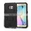 PC silicone hybrid kickstand case for Samsung galaxy S7 Edge, 3 in 1 belt clip holster case for Samsung galaxy S7 Plus