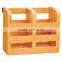BH005 Bamboo Flatware Organizer and Holder with Metal Clips