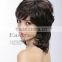 Natural Short synthetic Curly hair lace wig, lady's short wigs suppliers