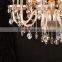 Top Golden crystal candle chandelier pendent light