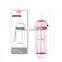 High Grade Transparent Plastic Drinking Water Bottle With Straw