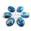 13x18mm oval blue imperial jasper cabochon beads,gemstone pendant cabochon stone beads set for earrings,rings,necklace 4120028