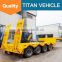 Titan heavy duty 4 axle low bed container car trailer with high quality