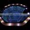 Big whirlpool bathtubs Royal octagon outdoor massage pool with LED lights