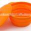 100% food grade non-toxic Silicone Foldable Sports Bottles